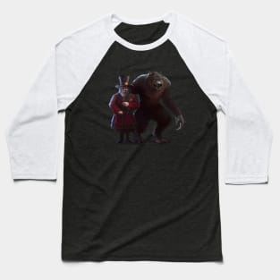 Victorian Age Dwarf Werewolf Baseball T-Shirt